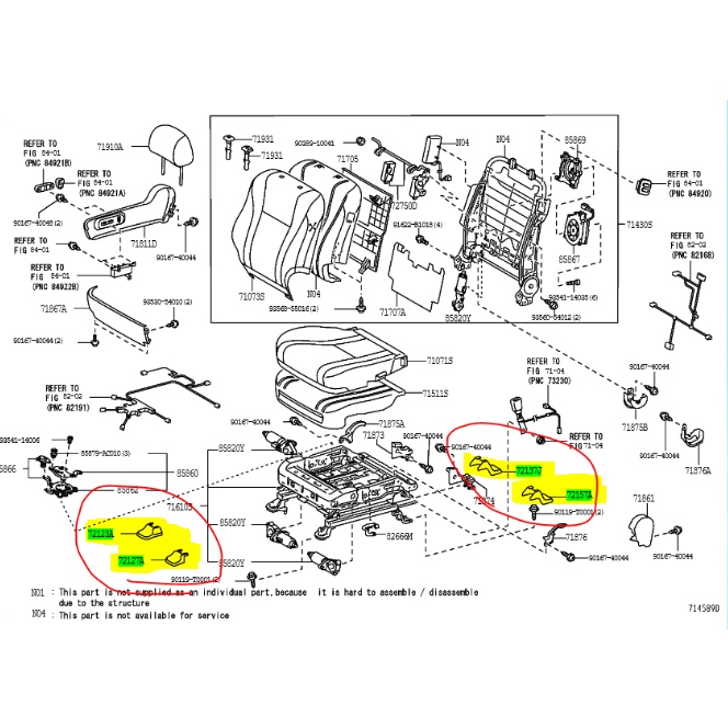 ของแท้-72123-06020-c0-ฝาครอบ-ยึดรางเลื่อนเบาะนั่งฝั่งคนขับ-camry-แคมรี่-ปี-2006-2009-ของแท้-เบิกศูนย์-โตโยต้า