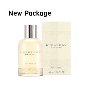 (แพ็คเกจใหม่) Burberry Weekend Women EDP 100 ml กล่องซีล