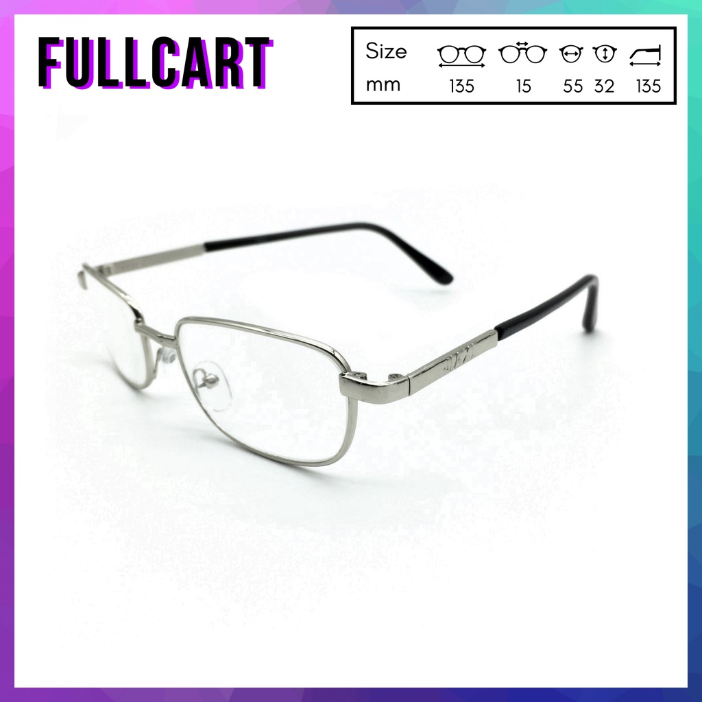 ภาพสินค้าแว่นสายตา แว่นสายตายาว แว่นอ่านหนังสือ เลนส์กระจก พร้อมกล่องใส่แว่นและผ้าเช็ดแว่น By FullCart จากร้าน fullcart842 บน Shopee ภาพที่ 1