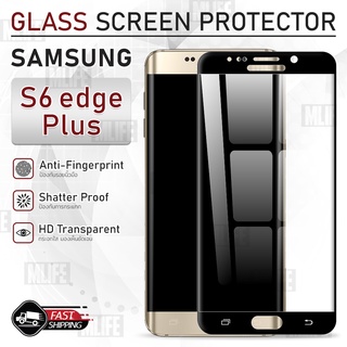 MLIFE - กระจก 3D เต็มจอ Samsung Galaxy S6 Edge Plus ฟิล์มกระจก ฟิล์มกระจกนิรภัย ฟิล์มกันรอย เคส Tempered Glass