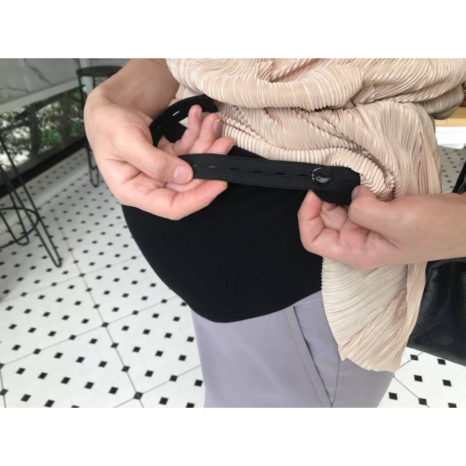 ภาพหน้าปกสินค้าMT01 Maternity Skinny Trouser กางเกงคนท้อง ผ้าเครป จากร้าน minirin.official บน Shopee