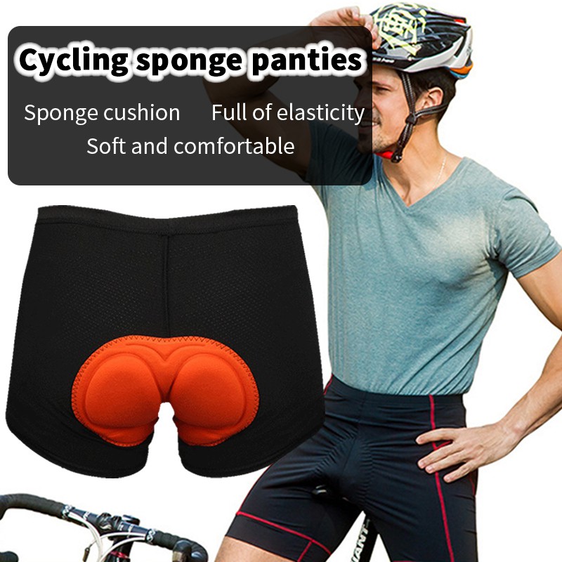 ภาพหน้าปกสินค้ากางเกงปั่นจักรยานชั้นใน ขาสั้น ใส่สบาย คุณภาพดี กางเกงใน Boxer (Sponge) 3D ใส่ได้ทั้งผู้ชาย / ผู้หญิง กางเกงปั่นจักรยาน