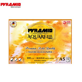 ภาพหน้าปกสินค้าPyramid Aquarelle สมุดสีน้ำ ขนาด A5หนา 300g บรรจุ 12 แผ่น ผิวหยาบธรรมชาติ #62035 ที่เกี่ยวข้อง