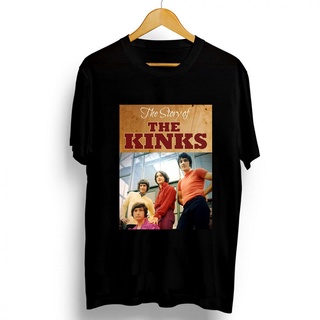 เสื้อยืดโอเวอร์ไซส์เสื้อยืด ผ้าฝ้าย พิมพ์ลายกราฟฟิค The Kinks Rapper 60S สีดํา เข้ากับทุกการแต่งกาย สําหรับผู้ชายS-4XL