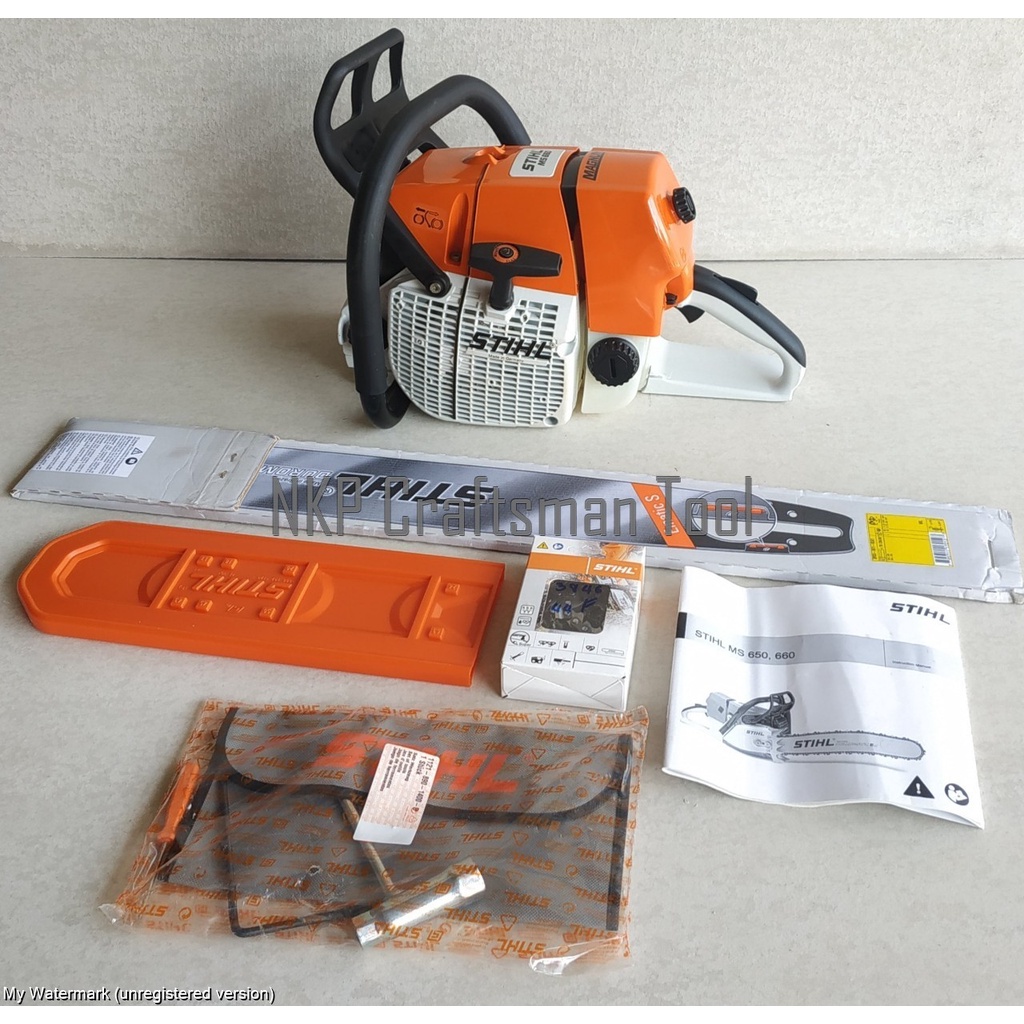 [ของแท้ 💯 %] เลื่อยยนต์ STIHL รุ่น MS 660 MS660 MS-660 กำลัง 7.1 แรงม้า ...