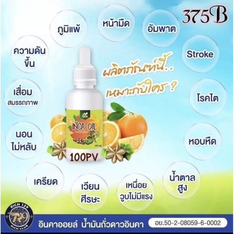 ภาพสินค้าNIKAO INCA OIL น้ำมันถั่วดาวอินคา ช่วยเบาหวาน ลดความดัน ลดไขมันในเลือด จากร้าน shogunmania บน Shopee ภาพที่ 2