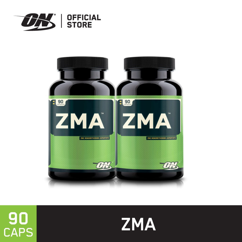 ภาพหน้าปกสินค้าOptimum Nutrition ZMA 90 caps 2 กระปุกเสริมฮอร์โมนชาย