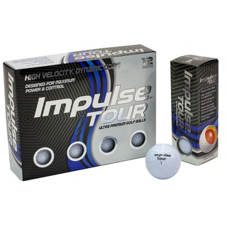 JEF Impulse Tour - 12 Ultra-Premium 3-Piece Golf Balls ลูกกอล์ฟแบบ 3 ชั้น รุ่น JR977 (12/pack)