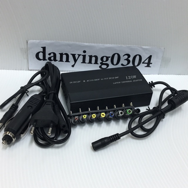 Universal laptop AC/DC adapter for laptop 120W | Shopee Thailand
