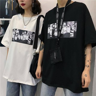 ภาพหน้าปกสินค้าเสื้อยืด Oversize ผ้าCotton 100% แฟชั่นสไตล์เกาหลี T-Shirt โอเวอร์ไซส์ สกรีนลายสวยงาม พร้อมส่ง ที่เกี่ยวข้อง