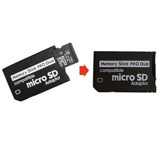 ภาพขนาดย่อของภาพหน้าปกสินค้าตัวแปลงเมม PSP Micro SD Card เป็น Memory Stick Pro Duo PSP (Adaptor แปลง Micro SD PSP)(Micro SD Adaptor) จากร้าน tigergames บน Shopee