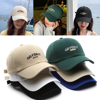 สินค้า หมวกแก๊ปเบสบอล ปัก GO FORIT (มี 6 สี) หมวกแก๊ป