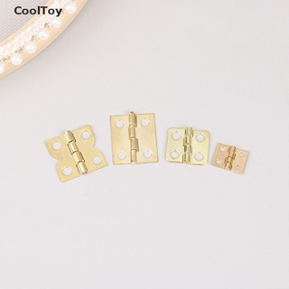 &lt; Cooltoy &gt; บานพับประตูจิ๋ว อุปกรณ์เสริม สําหรับตกแต่งบ้านตุ๊กตา 1:12 10 ชุด