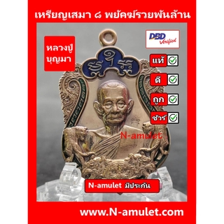 เหรียญหลวงปู่บุญมา รุ่น ๘ พยัคฆ์รวยพันล้าน สุ่มโค้ด