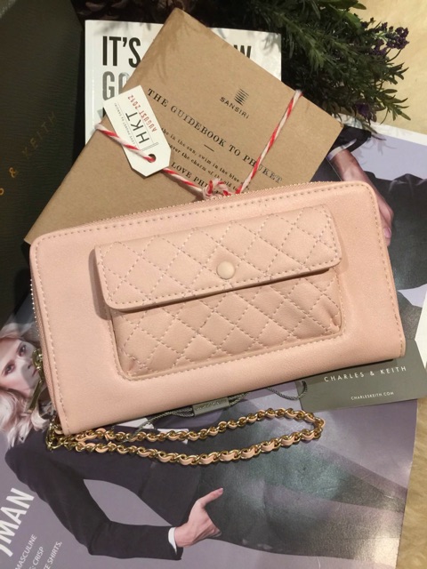 charles-amp-keith-quilted-pocket-wallet-2016-outlet-ของแท้