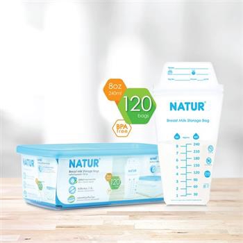 natur-ถุงเก็บน้ำนม-8oz-120-ถุง