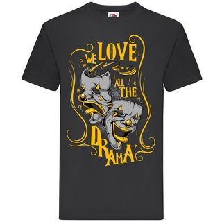 [S-5XL] เสื้อยืดกีฬา พิมพ์ลาย We Love All The Drama Designer สําหรับผู้ชาย