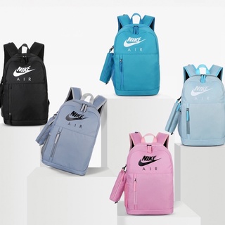 กระเป๋าเป้ Nike Colorful กระเป๋าเป้สะพายหลังกีฬาลำลองคลาสสิกใหม่สำหรับผู้ชายและผู้หญิง