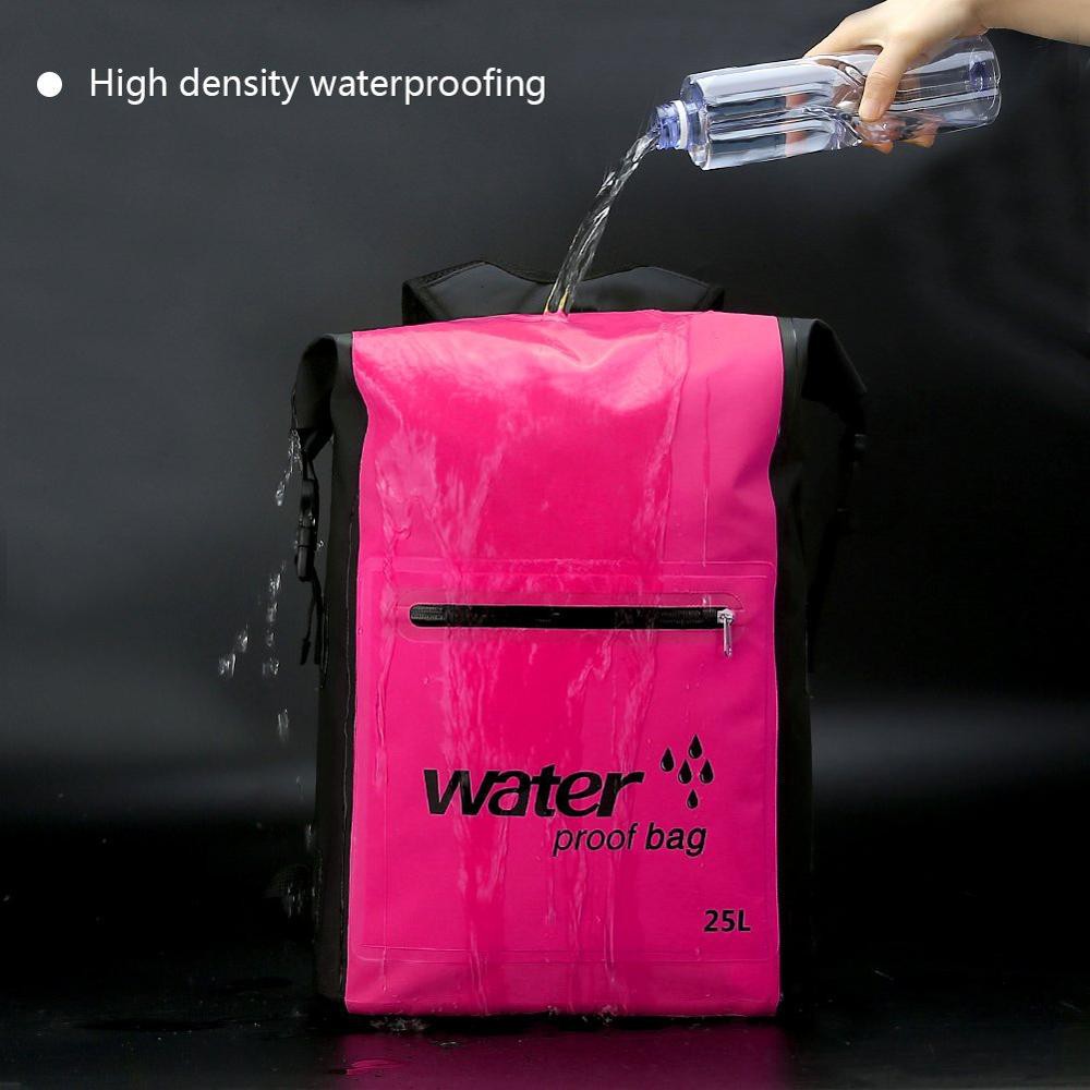ภาพสินค้าSG กระเป๋าเป้สะพายหลังกันน้ำ 25L waterproof bag ใส่ว่ายน้ำ ล่องแก่ง พายเรือ จากร้าน saygoodshop บน Shopee ภาพที่ 5