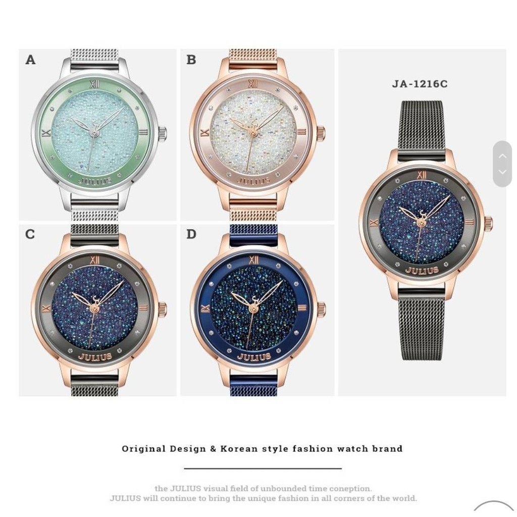 ภาพหน้าปกสินค้าJulius watch นาฬิการุ่น Ja-1216 นาฬิกาแบรนด์แท้จากหลี นาฬิกาผู้หญิง นาฬิกาจูเลียส จากร้าน jin.costume บน Shopee