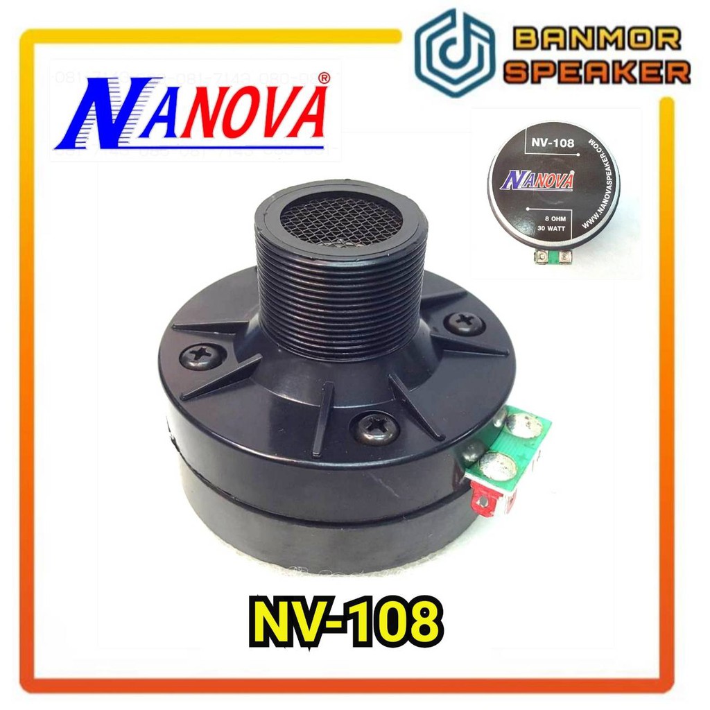 ภาพหน้าปกสินค้าDriver เสียงแหลม นาโนว่า NV 108 Nanova