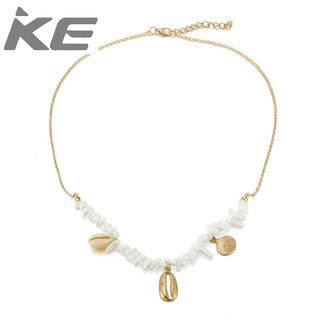 Beach Gravel Shell Necklace Necklace Single Simple Alloy Scallop Necklace Women for girls for