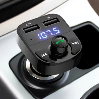 สินค้าพร้อมส่ง รุ่น X8 มัลติฟังก์ชั่น บลูทูธไร้สาย รองรับการชาร์จในรถ ช่องเสียบ 2 port เครื่องเล่นเพลง MP3 FM ของแท้100%