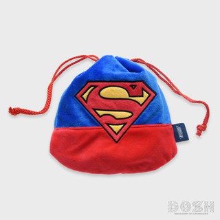 DOSH BAGกระเป๋าหูรูดลาย SUPERMAN ลิขสิทธิ์แท้ [ 2 แบบ] รุ่นESAB5004