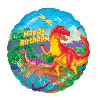 Dinosaur Party Balloon ขนาด 18 นิ้ว