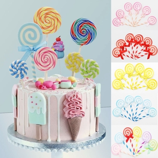 Lollipop Cake Topper Decoration Decoration Children Birthday Toy Accessories Wedding Anniversary Decoration
