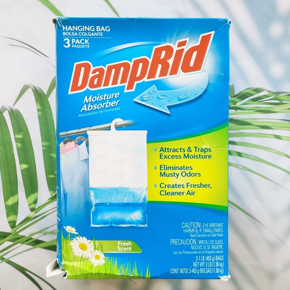 thumbnail image 2 of DampRid Moisture Absorber - 2 Pack Solid Tablets For Closets, Bathrooms & Basements 2 of 10