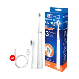 ภาพขนาดย่อของภาพหน้าปกสินค้าSPARKLE แปรงสีฟันไฟฟ้า SONIC TOOTHBRUSH ULTRA ACTIVE รุ่น SK0540 3 โหมด แปรงสีฟัน แปรงไฟฟ้า แปรง แปรงโซนิค แปงไฟฟ้า จากร้าน sparkle_official_shop บน Shopee