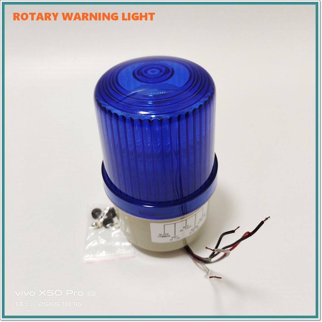 rotary-warning-light-model-lte-5103j-4นิ้ว-ไฟสัญญาณledแบบมีเสียง-3ฟังก์ชั่น-หมุน-กระพริบ-ติดค้าง-12-24vdc-110-220vac