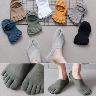 ถุงเท้าข้อสั้น ผ้าฝ้าย กันลื่น ระบายอากาศได้ดี แฟชั่นฤดูร้อน สําหรับผู้ชาย จํานวน 1 คู่