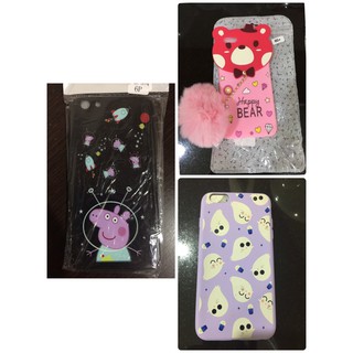 Sale 45 เท่านั้น ของใหม่ไม่เคยใช้ เคส ไอโฟน6Plus/ 6S Plus มี3ลายให้เลือก น่ารักทุกลาย