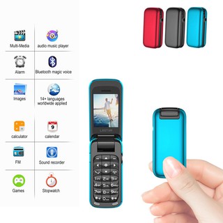 สินค้า L8star Bm60 โทรศัพท์มือถือ ขนาดเล็ก พลิกได้ Mp3 เปลี่ยนเสียงได้ ปุ่มกดบลูทูธ โทรศัพท์มือถือ Bm60