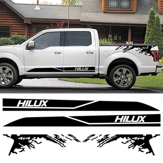 สติกเกอร์ฟิล์มไวนิล ติดด้านข้างรถยนต์ สําหรับ Hilux Toyota Auto จํานวน 2 ชิ้น