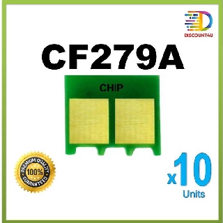 Discount4U .**Pack 10** CHIP Tone HP CF279A for HP Pro M12a M12w M26a M26nw