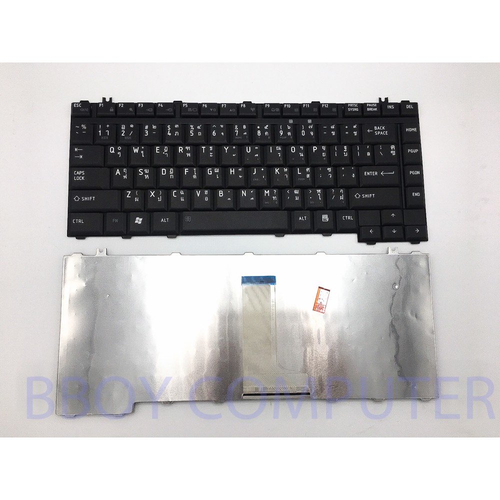 toshiba-keyboard-คีย์บอร์ด-toshiba-satellite-a300-a200-l200-m200-m300-l300-l310-l510-m500-สีดำ-ไทย-อังกฤษ