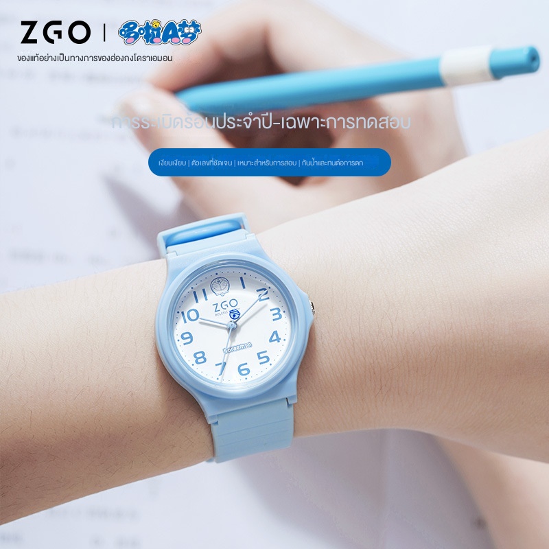 zhengang-doraemon-นาฬิกาข้อมือควอตซ์แฟชั่น-กันน้ํา-เรียบง่าย-สําหรับเด็กผู้หญิง-และผู้ชาย