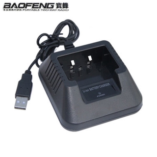 Baofeng UV5R USB เครื่องชาร์จแบตเตอรี่เดสก์ท็อปสำหรับ Uv-5r 5re uv-5ra อะไหล่ Tabletop Charge วิทยุ CB Walkie Talkie doc