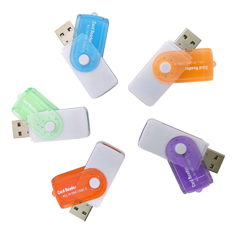 ภาพหน้าปกสินค้าเครื่องอ่านการ์ดหน่วยความจํา USB 4 in 1 สําหรับ MS MS-PRO TF Micro SD High จากร้าน springeven.th บน Shopee