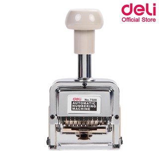 Deli 7508 Numbering Machine เครื่องตีเบอร์ 8 หลัก