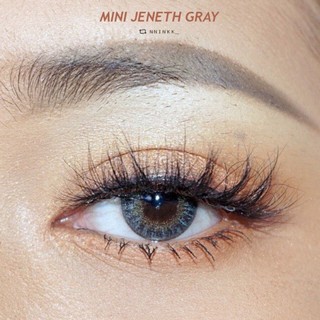 Mini Jeneth Gray (2) มินิ สีเทา เทา ทรีโทน ฉ่ำๆ Kitty Kawaii ค่าอมน้ำสูง คอนแทคเลนส์ ค่าสายตา สายตาสั้น แฟชั่น