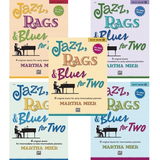 Jazz, Rags &amp; Blues for Two, Book 1, 2, 3, 4, 5 6 Original Duets for Early Intermediate Pianists