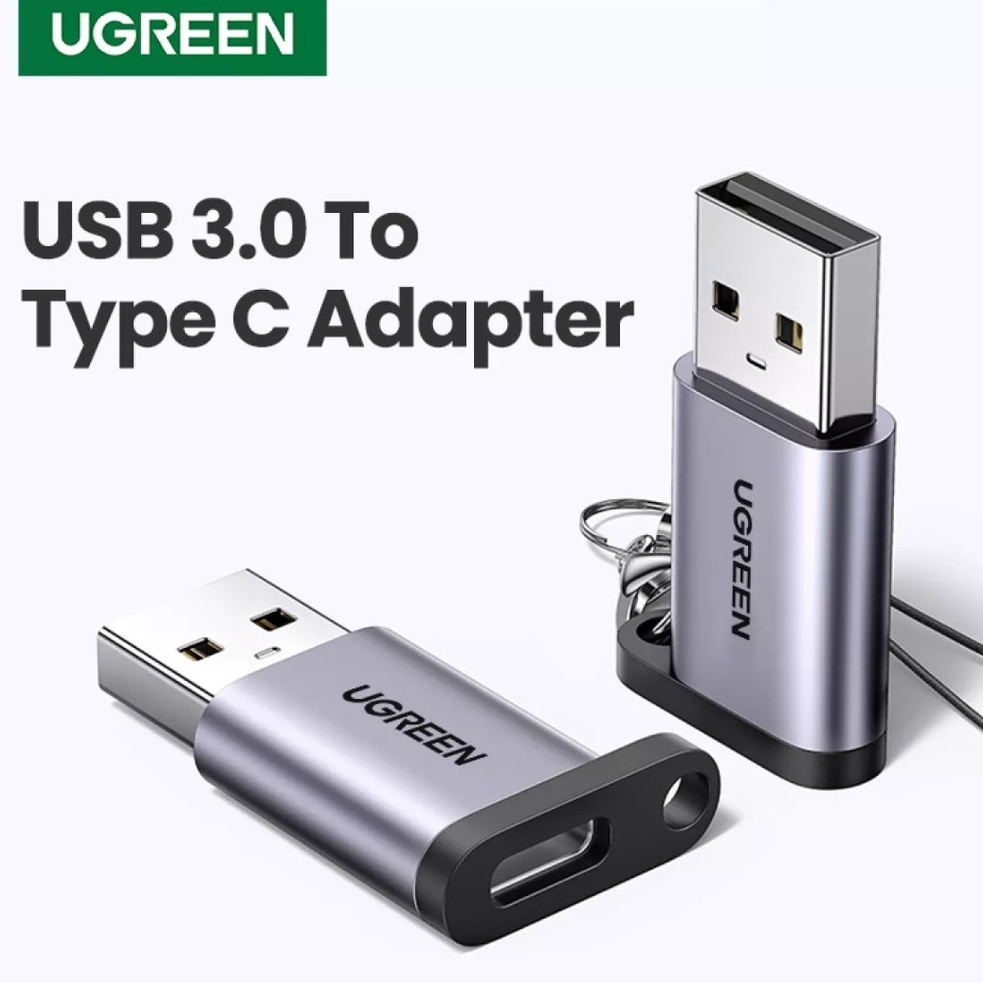 ภาพหน้าปกสินค้าUGREEN รุ่น 50533 USB TYPE C Adapter, แปลงจากUSB-A 3.0 ตัวผู้ to USB C 3.1 ตัวเมีย for Cable, HDD, SDD, PC, Laptop จากร้าน phol.gadget บน Shopee