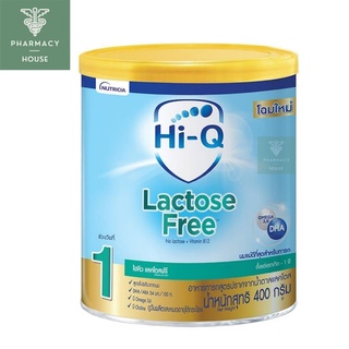 สินค้า ***หมดอายุ 9/2024***  Hi-q Lactose free 400 g.
