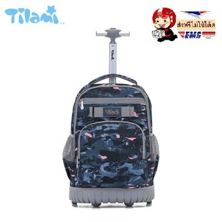 Tilami กระเป๋านักเรียนล้อลาก 18" กระเป๋าเป้ล้อลาก กระเป๋าล้อลาก พร้อมส่ง&gt;ส่งฟรีไม่ต้องใช้โค้ด&lt;