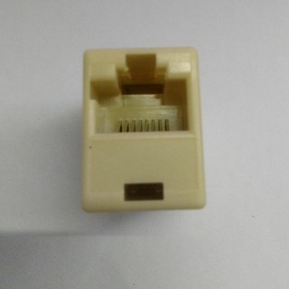 ตัวต่อสายแลน ตัวต่อสาย LAN CAT5E RJ45 หัวต่อเพิ่มความยาวสายแลน RJ 45 (FF) Jack Connector