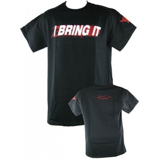 เสื้อยืดผ้าฝ้ายพิมพ์ลายขายดี The Rock "I Bring It" T-shirt